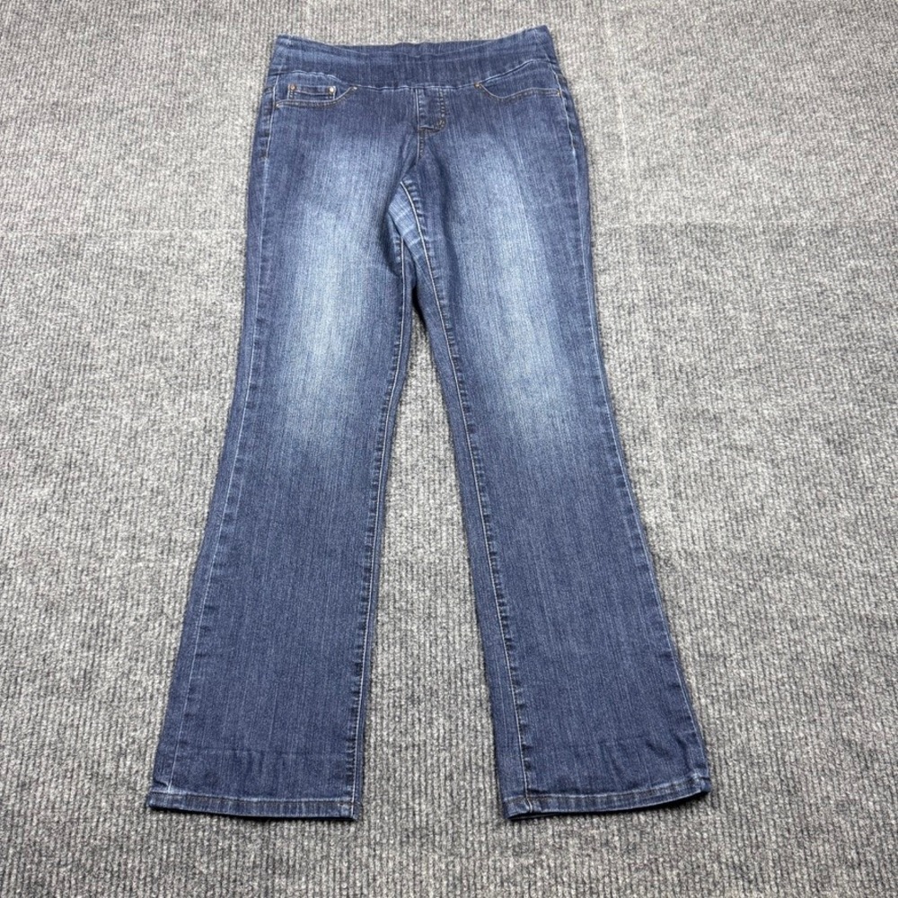 Jag Jeans Womens 8 Blue High Rise Boot Leg Pull On Stretch Denim J2114190BLSH